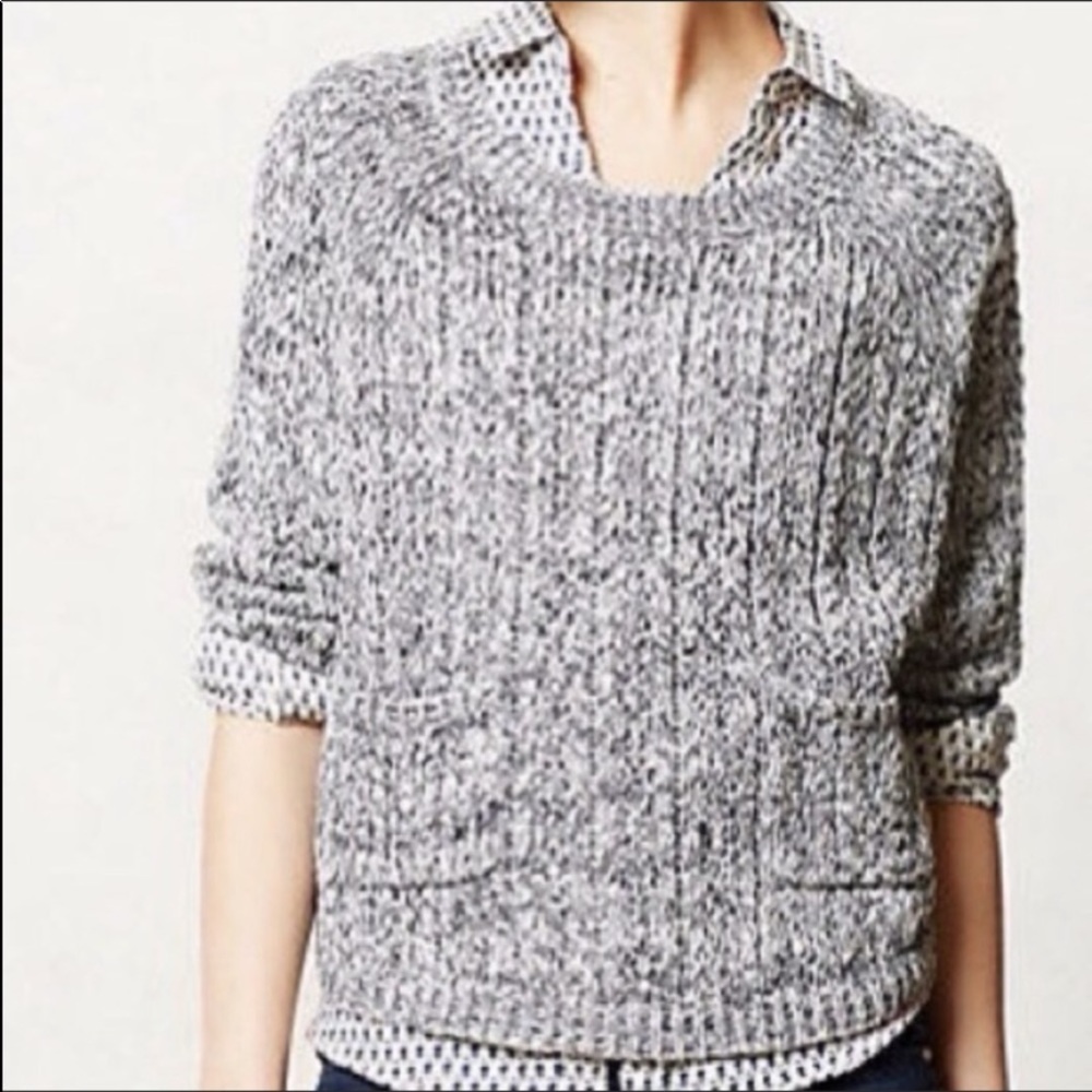 NWOT Anthropologie Moth marled swing sweater.